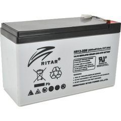 12V 7Ah Акумуляторна батарея для ДБЖ Ritar HR1228W AGM