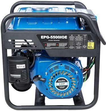 Генератор бензиновий інверторний EnerSol EPG-5500IOE 230В 5/5.5кВт електростартер 28кг EPG-5500IOE