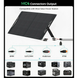 Зарядний пристрій на сонячній батареї Choetech Solar panel 140W (SC072)