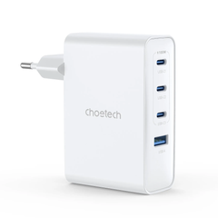 Мережевий зарядний пристрій Choetech PD9002 GaN PD100W, 4порти, 3*USB-C+A