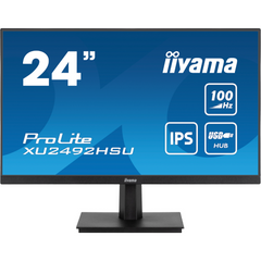 Монiтор IIYAMA 23.8" ProLite XU2492HSU-B6 16:9 IPS,1920х1080, 0.4 мс (MPRT ),100 Гц, FreeSync, 1xHDMI/1xDP/4xUSB 3.2, SP 2x2 XU2492HSU-B6