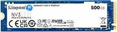 500GB Kingston Твердотільний накопичувач SSD M.2 NV3 PCIe4.0 NVMe SNV3S/500G