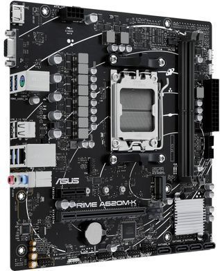 Материнcька плата ASUS PRIME A620M-K sAM5 A620 2xDDR5 HDMI D-Sub mATX 90MB1F40-M0EAY0