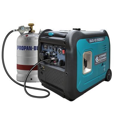 Генератор газобензиновий інверторний Konner&Sohnen KS 5500iEG S, 230В, 5.5кВт, електростартер, 52.5кг KS5500IEGS