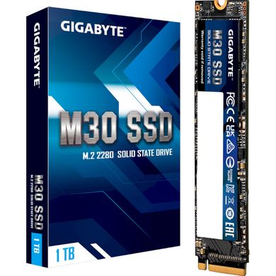 1TB Твердотільний накопичувач SSD M.2 Gigabyte PCI-Exp3.0 x4 1TB R/W UpTo 350 0/3000Mb/s GP-GM301TB-G