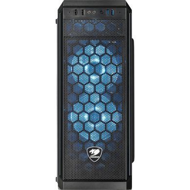 ATX без БЖ Корпус геймерський Cougar MX330-G Air 3*120 mm LED Fan, 2*3.5"+1*5.25"+2*2.5", стеклянное окно MX330-G Air