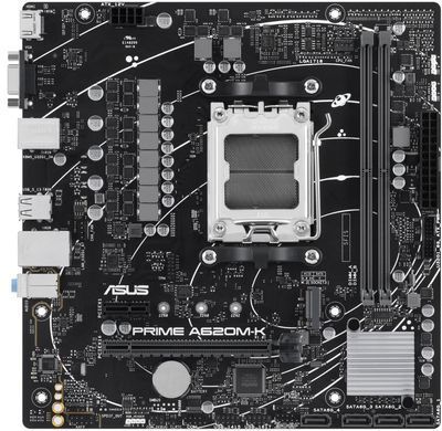 Материнcька плата ASUS PRIME A620M-K sAM5 A620 2xDDR5 HDMI D-Sub mATX 90MB1F40-M0EAY0