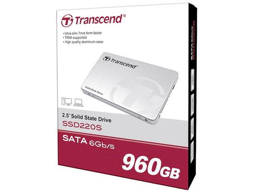 960GB Накопичувач SSD Transcend 2.5" SATA 220S TS960GSSD220S