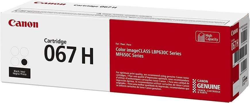 Картридж Canon 067H MF651Cw/MF655Cdw/MF657Cdw/LBP631Cw/LBP633Cdw Black (3130 стор.) 5106C002