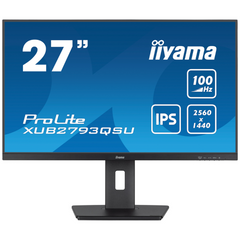 Монiтор IIYAMA 27" ProLite XUB2793QSU-B6 16:9,IPS, 2560х1440, 1мс (MPRT), 100 Гц, FreeSync, 1xHDMI/1xDP 1.2/2xUSB 3.2 XUB2793QSU-B6