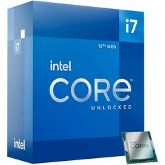LGA1700 Процесор Intel Core i7-12700K 3.6(4.7)GHz (25MB, Alder Lake, 125W, S1700) Box BX8071512700K
