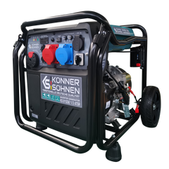 Генератор інверторний бензиновий Konner&Sohnen KS 8100iE 1/3 ATSR 230/400В 8/8.5кВт АВР(ATS) електростартер 68кг KS8100IE1/3ATSR