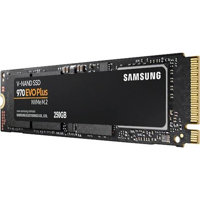 250GB Samsung Твердотельный накопитель SSD M.2 970 EVO PLUS NVMe PCIe 3.0 4x 2280 V-NAND 3-bit MLC MZ-V7S250BW