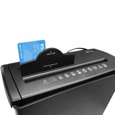 Знищувач документів (Шредер) Media-Tech MT215, CD/DVD discs & credit cards. 5 pages simultaneously