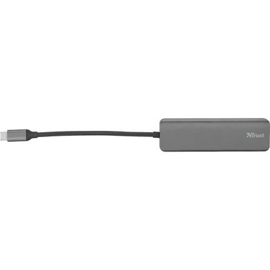 USB-хаб Trust Halyx USB-C to 4-Port USB-A 3.2 ALUMINIUM 23328_TRUST