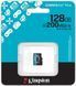 MicroSDXC 128GB Карта пам'яті Kingston SDCG4/128GBSP Canvas Go Plus Gen4 200MB/s A2 U3 V30 Card + w/o ADP