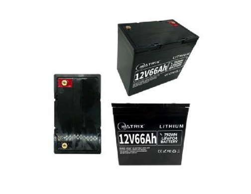 12.8V 66Ah Акумуляторна батарея LiFePo4 Matrix 832Wh (260*168*209мм) MLR 1266