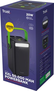 Зовнішній акумулятор (павербанк) Trust Redoh XXL 50000mAh Trust 25196