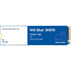 1TB WD Твердотельный накопитель SSD M.2 Blue SN570 NVMe PCIe 3.0 4x 2280 TLC WDS100T3B0C