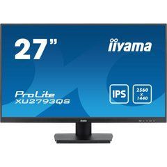 Монiтор IIYAMA 27" XU2793QS-B7 16:9, IPS,2560х1440,1мс, 100 Гц, 1xHDMI 2.0/1xDP 1.2, SP 2х2В