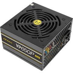 650W Блок живлення Antec Value Power VP650P Plus EC (650W) 80+, aPFC, 12см,24+8,1xFDD,7xSATA,2xPCIe,+2 0-761345-11672-5