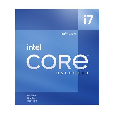 LGA1700 Процесор Intel Core i7-12700KF 3.6GHz (25MB, Alder Lake, 125W, S1700) Box BX8071512700KF