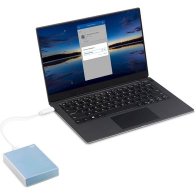 Портативний жорсткий диск SEAGATE 2.5" One Touch 5TB USB3.2 Light Blue STKC5000402