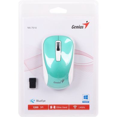 Миша Genius NX-7010 WL Turquoise 31030014404
