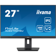 Монiтор IIYAMA 27" XUB2792HSU-B6,16:9,IPS,1920х1080,0.4мс, 100 Гц, FreeSync, 1xHDMI/1xDP/4xUSB 3.2, SP 2x2Вт
