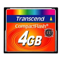 CF 4GB(133X) Карта памяти Transcend TS4GCF133
