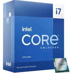 LGA1700 Процесор Intel Core i7-13700KF 3.4GHz (30MB, Raptor Lake, 125/253W, S1700) w/o graphics 16C/24T Box BX8071513700KF