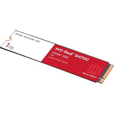 1TB WD Твердотельный накопитель SSD M.2 Red 2280 NVMe PCIe 3.0 4x SN700 WDS100T1R0C