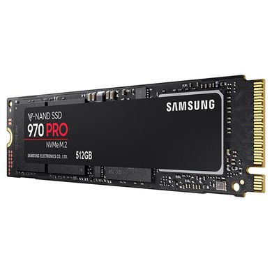 512GB Samsung Твердотельный накопитель SSD M.2 970 EVO PRO 2280,NVMe,Read/Write:3400/2500 MB/s MZ-V7P512BW