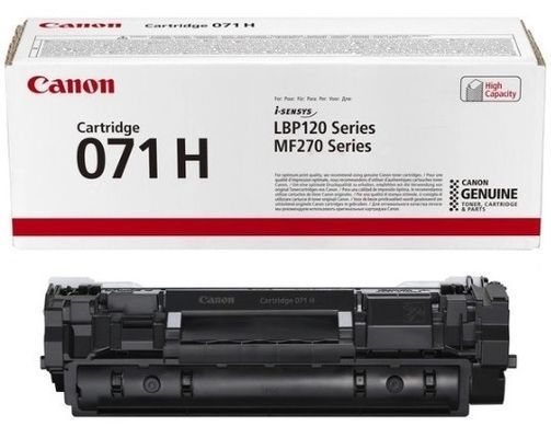 Картридж Canon 071H MF272/MF275/LBP122 Black (2500 стор.) 5646C002