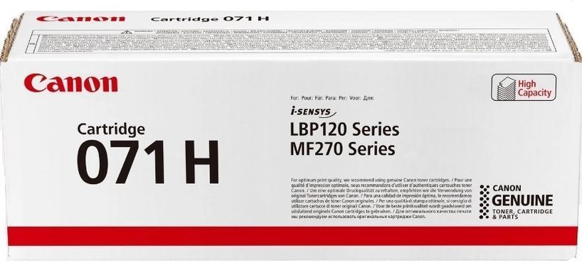 Картридж Canon 071H MF272/MF275/LBP122 Black (2500 стор.) 5646C002