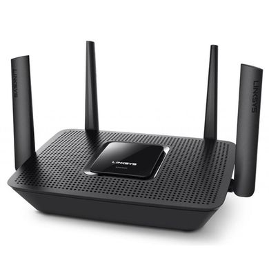 Linksys EA8300 Беспроводной маршрутизатор 802.11a/b/g/n/ac AC2200, трехдиапазонный, гигабитный, MU-MIMO, 1 x USB 3.0, 4 x внеш. ант. EA8300