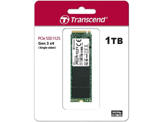 1TB Накопичувач SSD Transcend M.2 PCIe 3.0 MTE112S TS1TMTE112S