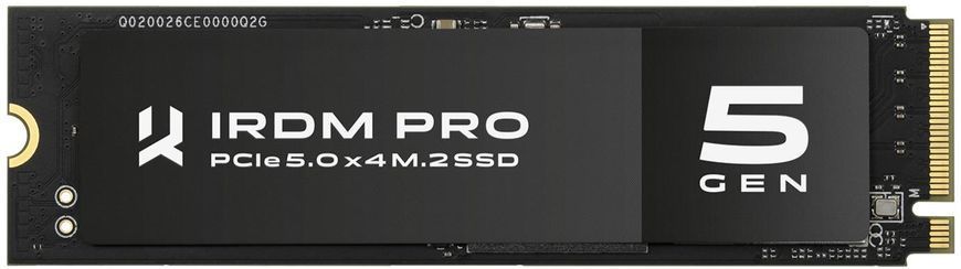 1TB Твердотільний накопичувач SSD Goodram IRDM Pro Gen5 M.2 2280 PCIe 5.0 x4 3D TLC IRP-SSDPR-P54S-1K0-80