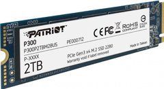 2TB Накопичувач SSD Patriot P300 M.2 2280 PCIe NVMe 3.0 x4 TLC P300P2TBM28