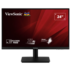 Монітор ViewSonic 23.8" 16:9 SuperClear VA, 1920х1080, 75 Гц, 4 мс, 1xVGA/1xHDMI VA2406-H