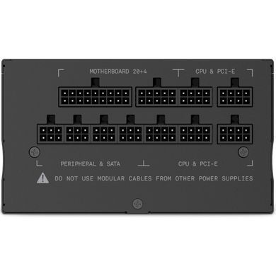 750W Блок живлення NZXT C Series ATX 80 Plus Gold V1Analog Full-modular Power Supply PA-7G1BB-EU