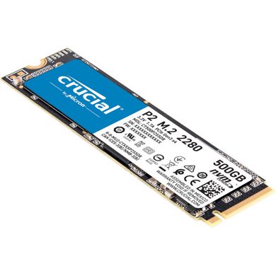 500GB Твердотiльний накопичувач SSD M.2 Crucial NVMe PCIe 3.0 x4 P2 2280 CT500P2SSD8