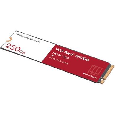 250GB WD Твердотельный накопитель SSD M.2 Red 2280 NVMe PCIe 3.0 4x SN700 WDS250G1R0C