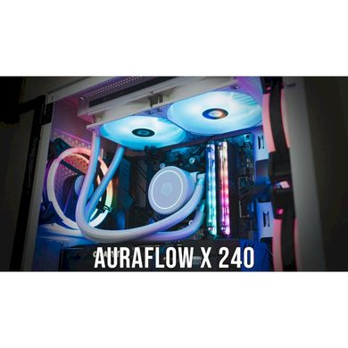 Водяне охолодження для процесора ID-Cooling Auraflow X 240 Snow 276х120х27 мм, 3-pin, 4-pin