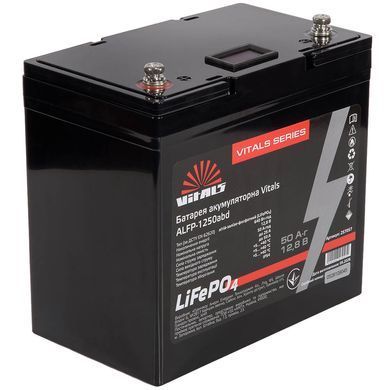 12В 50А&middot;год Батарея акумуляторна Vitals ALFP-1250abd LiFePO4 5.2кг ALFP-1250abd