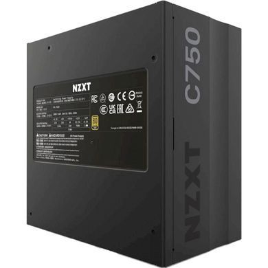 750W Блок живлення NZXT C Series ATX 80 Plus Gold V1Analog Full-modular Power Supply PA-7G1BB-EU
