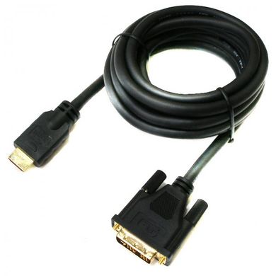 HDMI-DVI(18+1) Кабель Viewcon 3м., M/M, в блистере VD 066-3м.