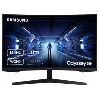 Монiтор CURVED LED LCD Samsung Odyssey G5 31.5" LC32G55T 2xHDMI, DP, VA, 2560x1440, 144Hz, 1ms LC32G55TQBIXCI