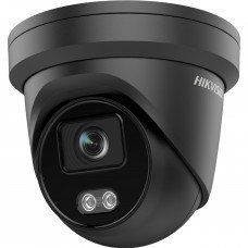 IP-камера відеоспостереження Hikvision DS-2CD2347G2-LU(C) Black (2.8мм) 4 MP ColorVu Turret IP