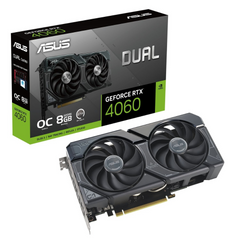 Вiдеокарта ASUS GeForce RTX 4060 DUAL OC 8GB GDDR6 DUAL-RTX4060-O8G 90YV0JC0-M0NA00